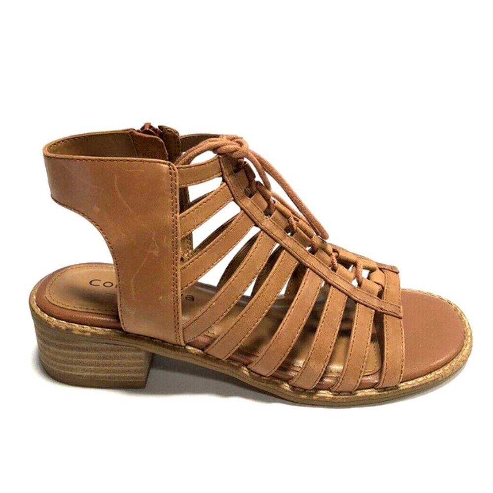 Comfortiva Womens Blossom Sandals Brown Size 6M